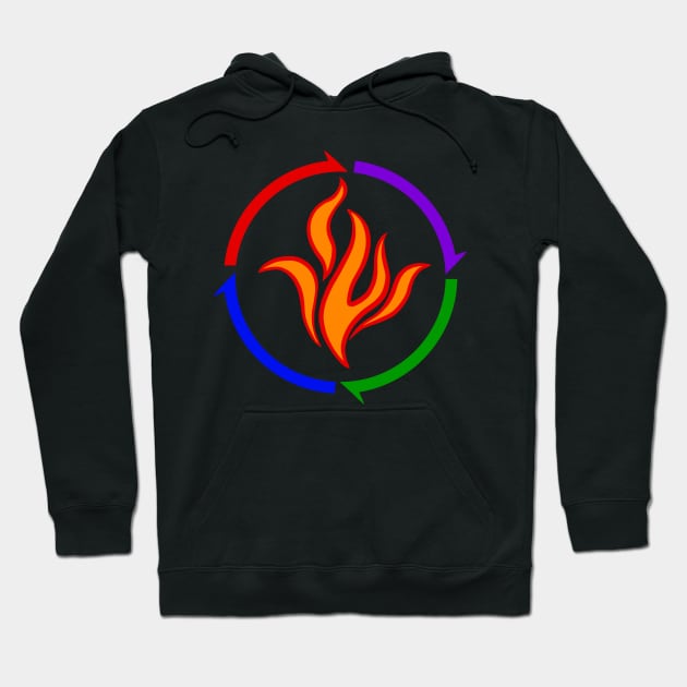 The Stalking Embers Hoodie by Khalico